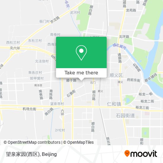 望泉家园(西区) map