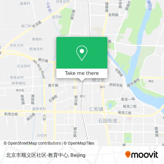 北京市顺义区社区-教育中心 map