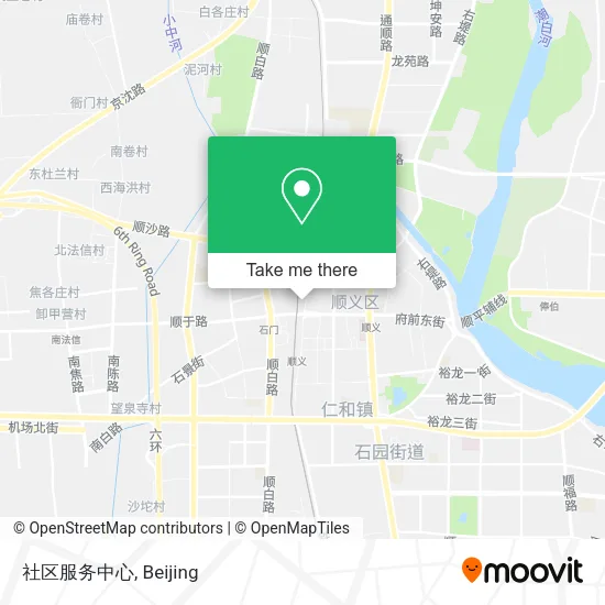 社区服务中心 map
