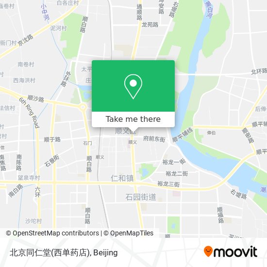 北京同仁堂(西单药店) map