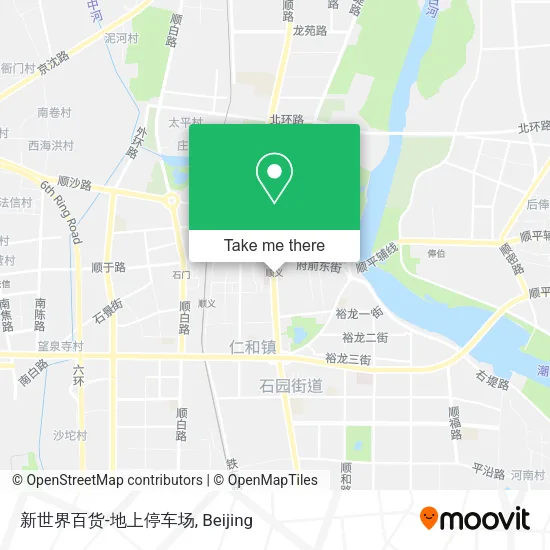 新世界百货-地上停车场 map
