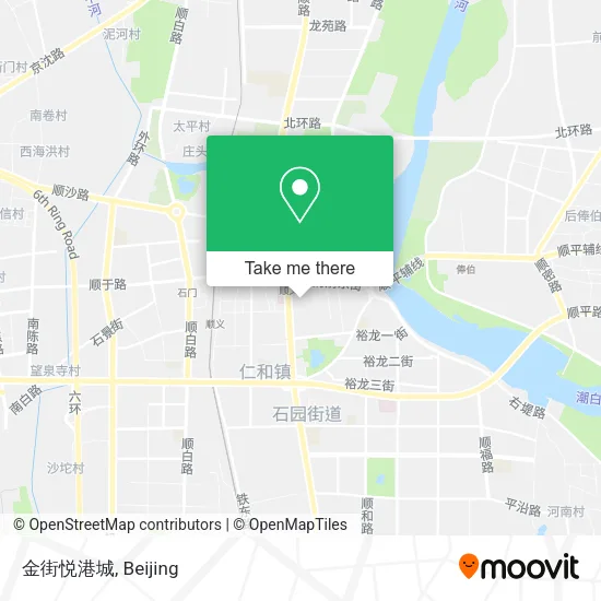 金街悦港城 map