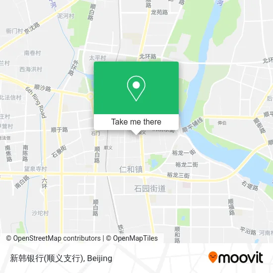 新韩银行(顺义支行) map