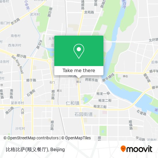 比格比萨(顺义餐厅) map