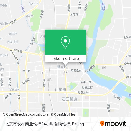 北京市农村商业银行24小时自助银行 map