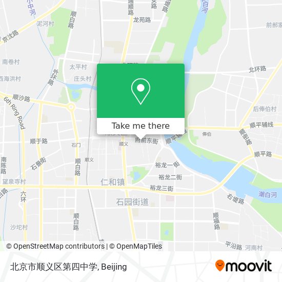 北京市顺义区第四中学 map