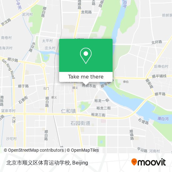 北京市顺义区体育运动学校 map