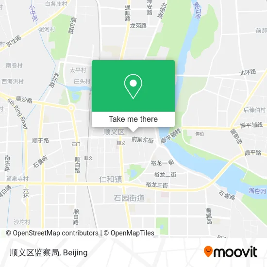 顺义区监察局 map