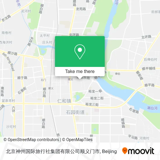 北京神州国际旅行社集团有限公司顺义门市 map
