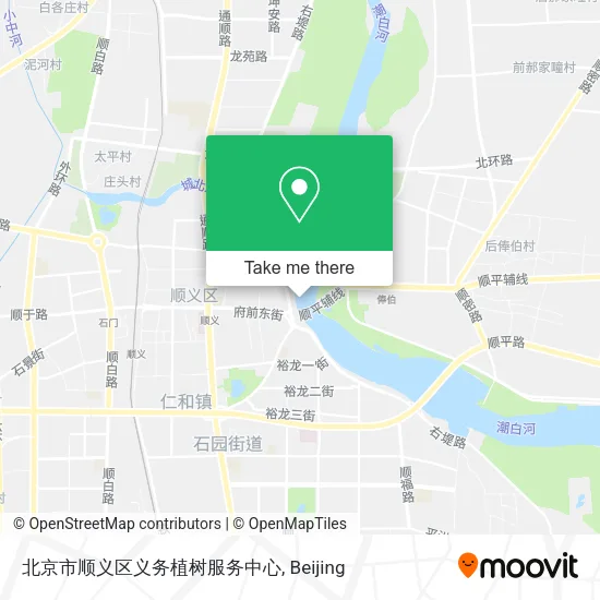 北京市顺义区义务植树服务中心 map