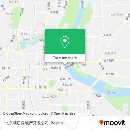 北京顺建房地产开发公司 map