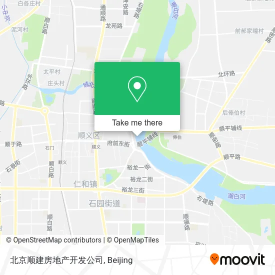 北京顺建房地产开发公司 map