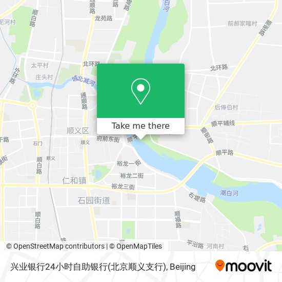 兴业银行24小时自助银行(北京顺义支行) map