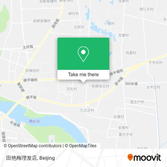 田艳梅理发店 map