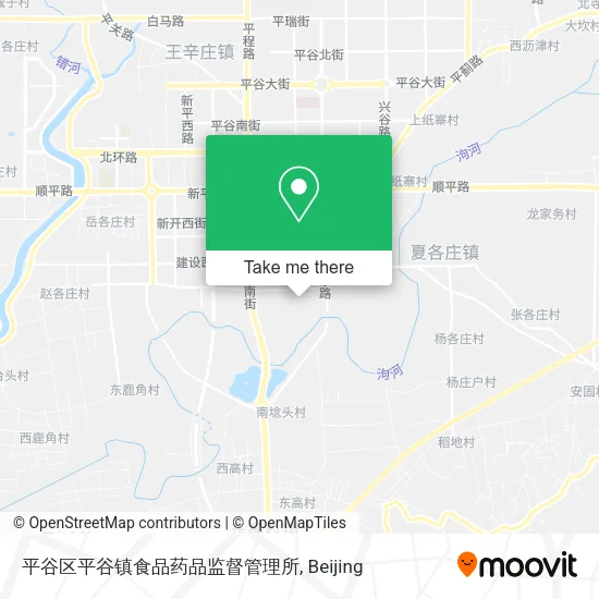 平谷区平谷镇食品药品监督管理所 map