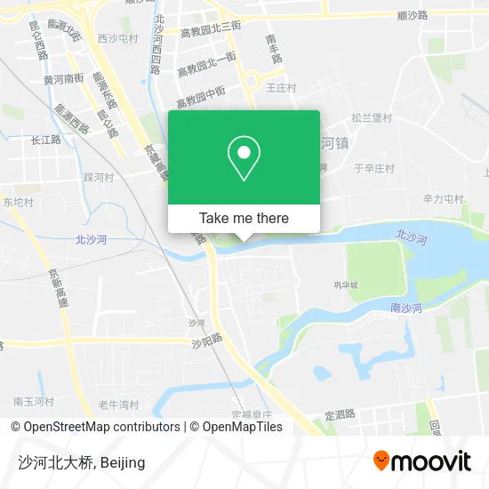 沙河北大桥 map