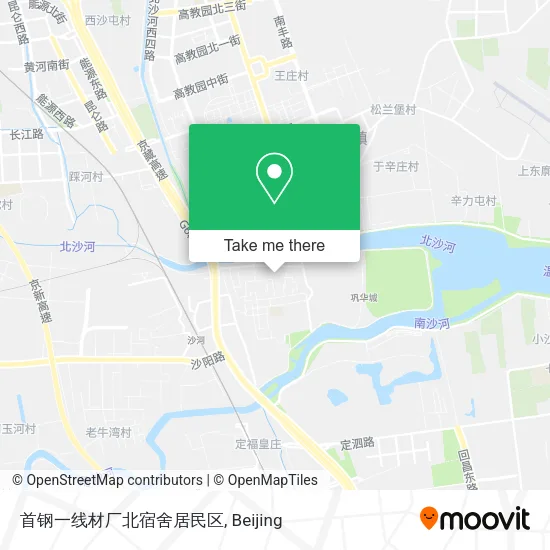 首钢一线材厂北宿舍居民区 map