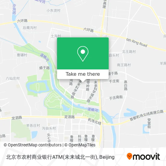 北京市农村商业银行ATM(未来城北一街) map