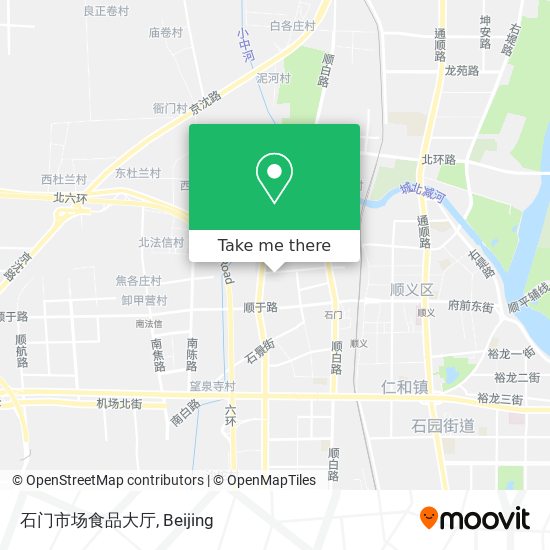 石门市场食品大厅 map