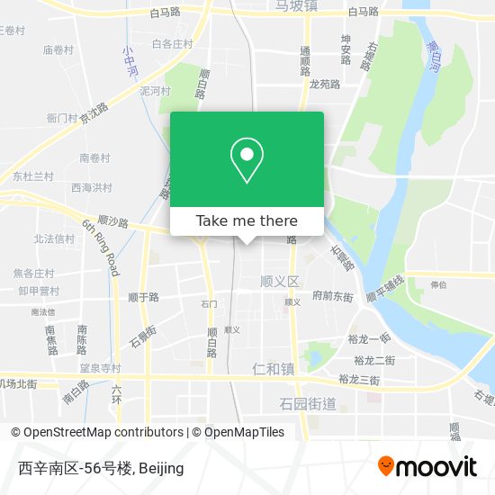 西辛南区-56号楼 map