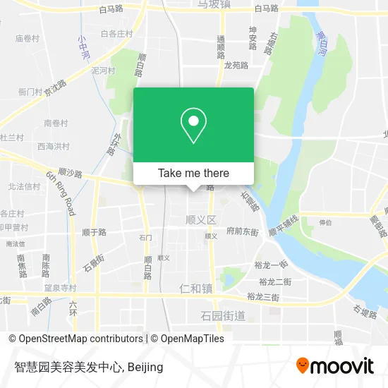 智慧园美容美发中心 map