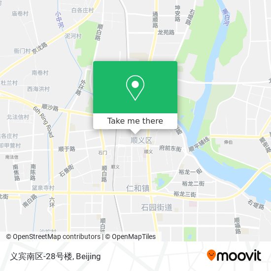 义宾南区-28号楼 map