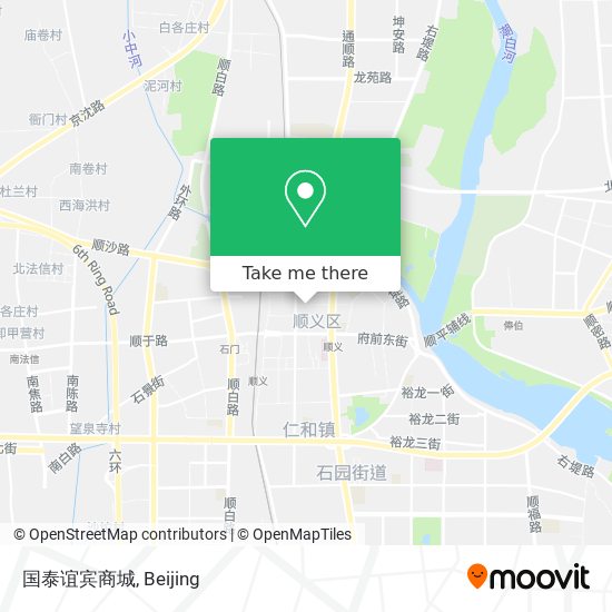国泰谊宾商城 map