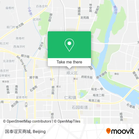 国泰谊宾商城 map