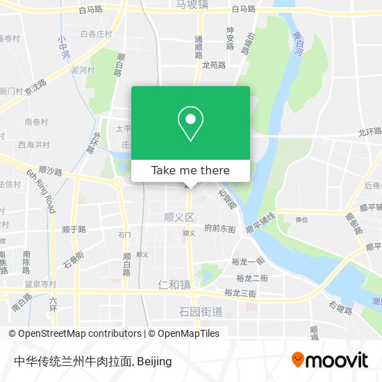 中华传统兰州牛肉拉面 map