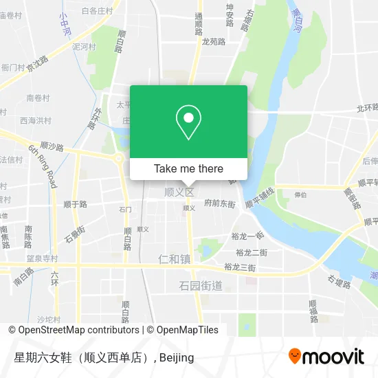 星期六女鞋（顺义西单店） map