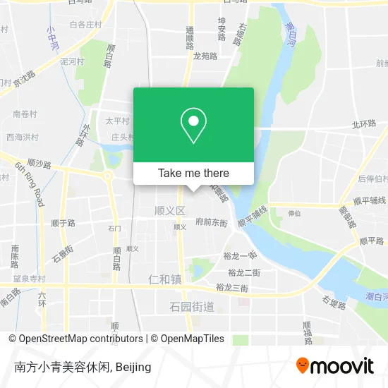 南方小青美容休闲 map