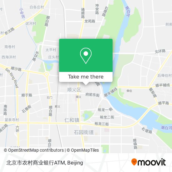 北京市农村商业银行ATM map