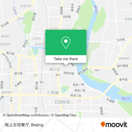 顺义宾馆餐厅 map