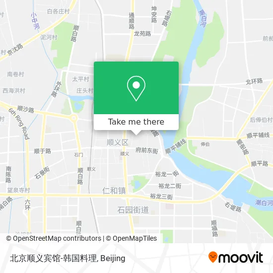 北京顺义宾馆-韩国料理 map