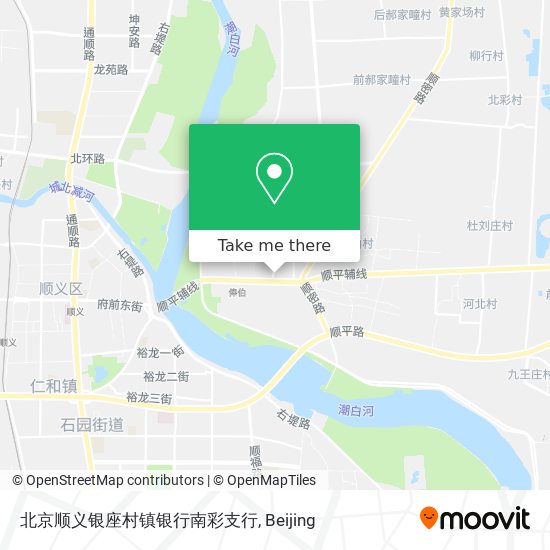 北京顺义银座村镇银行南彩支行 map