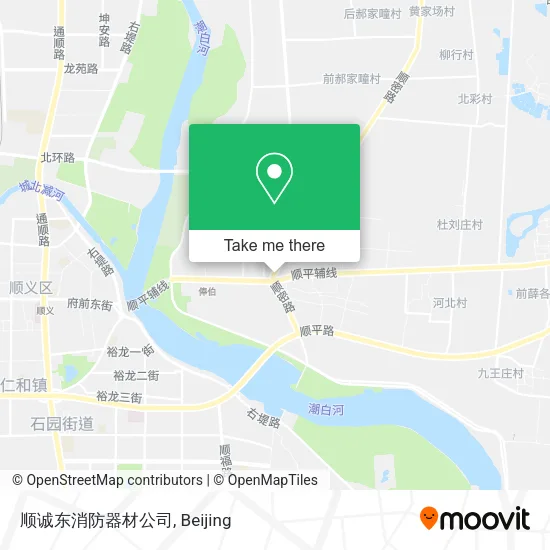 顺诚东消防器材公司 map