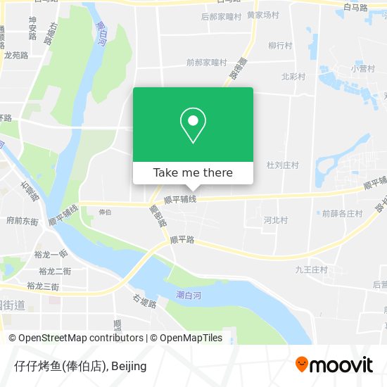 仔仔烤鱼(俸伯店) map