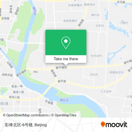 彩俸北区-6号楼 map