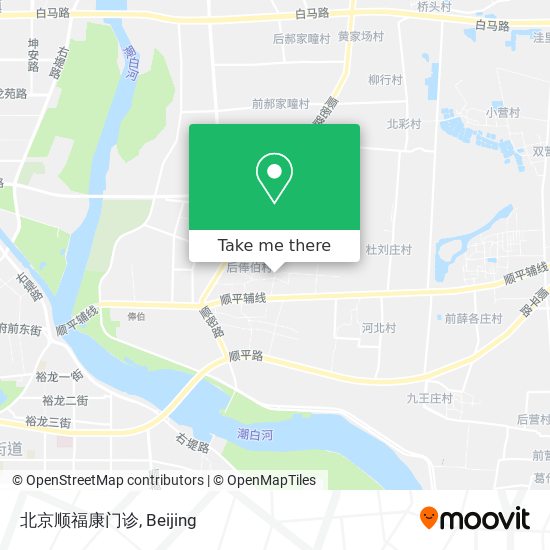 北京顺福康门诊 map