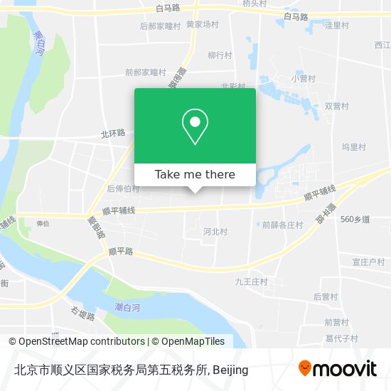 北京市顺义区国家税务局第五税务所 map