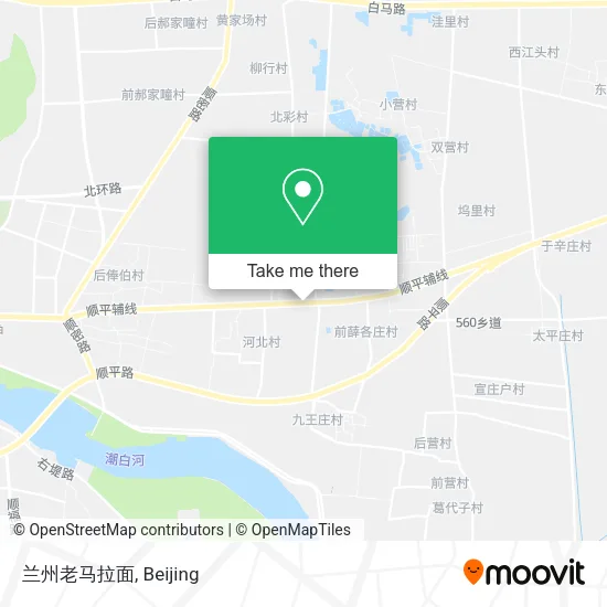 兰州老马拉面 map