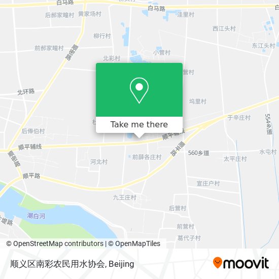 顺义区南彩农民用水协会 map
