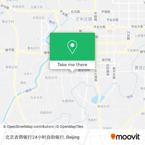 北京农商银行24小时自助银行 map