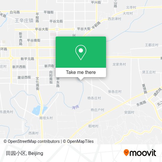 田园小区 map