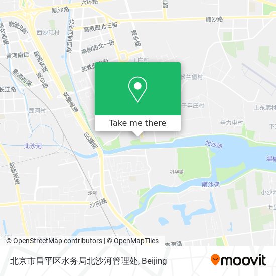 北京市昌平区水务局北沙河管理处 map