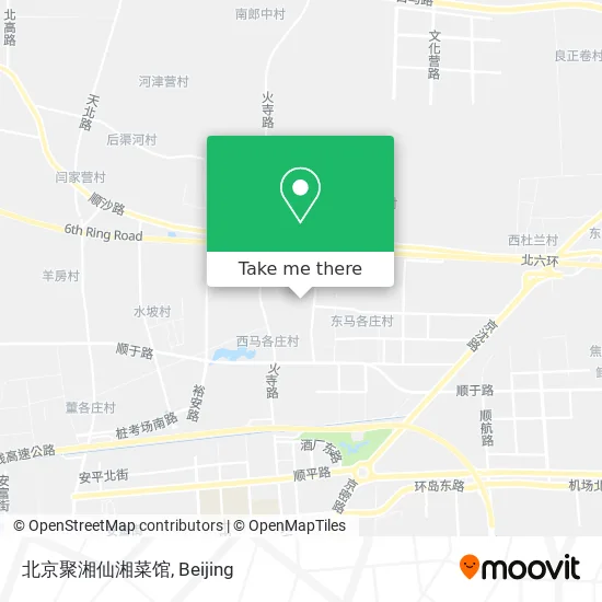 北京聚湘仙湘菜馆 map