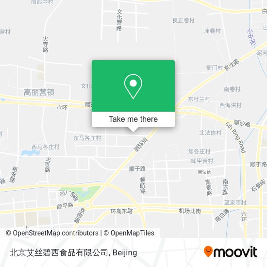 北京艾丝碧西食品有限公司 map