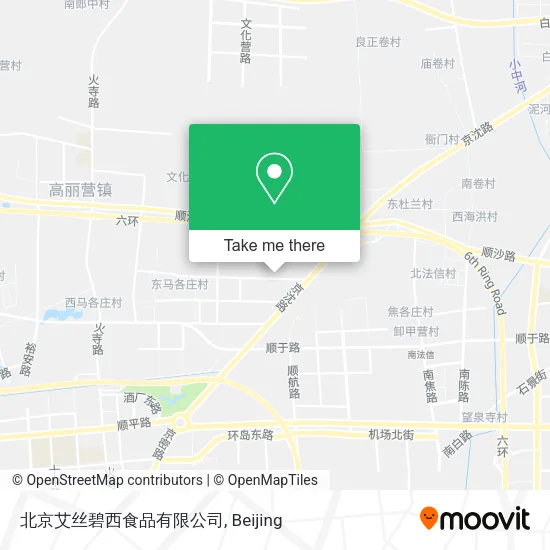 北京艾丝碧西食品有限公司 map