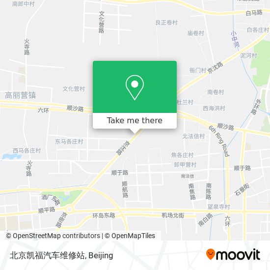 北京凯福汽车维修站 map