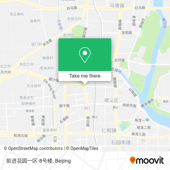 前进花园一区-8号楼 map